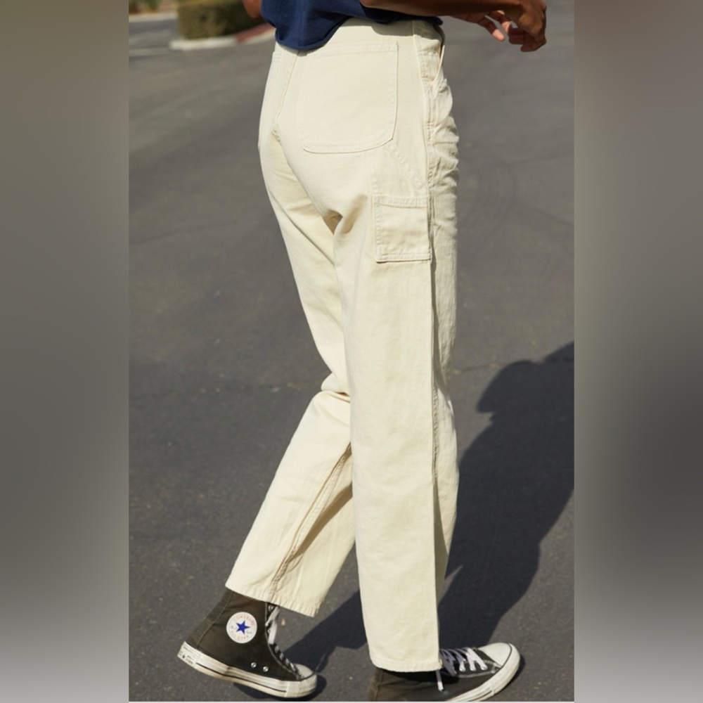 John Galt Off White Utility Pant